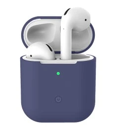 Футляр для наушников Slim Case Apple AirPods (09) Midnight Blue (уценка) 2 катег..