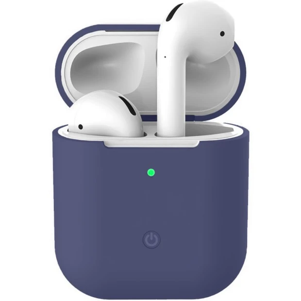 Футляр для наушников Slim Case Apple AirPods (09) Midnight Blue (уценка) 2 категория