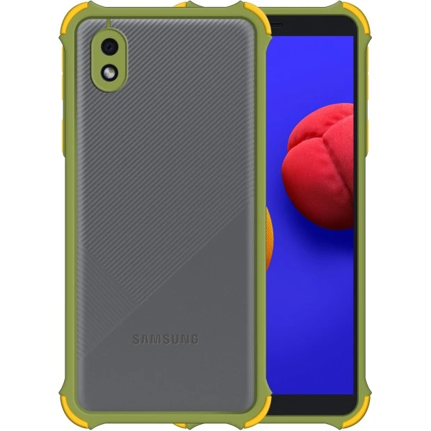 Чехол Armor Frame Samsung Galaxy A01 Core (Оливковый)