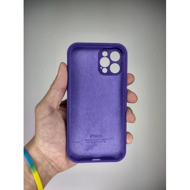 Силіконовий чохол Original RoundCam для Apple iPhone 12 Pro (аметист)