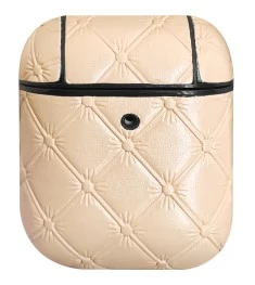 Чохол для навушників Royal Leather Case Apple Airpods 1  /  2 (Pink Sand)