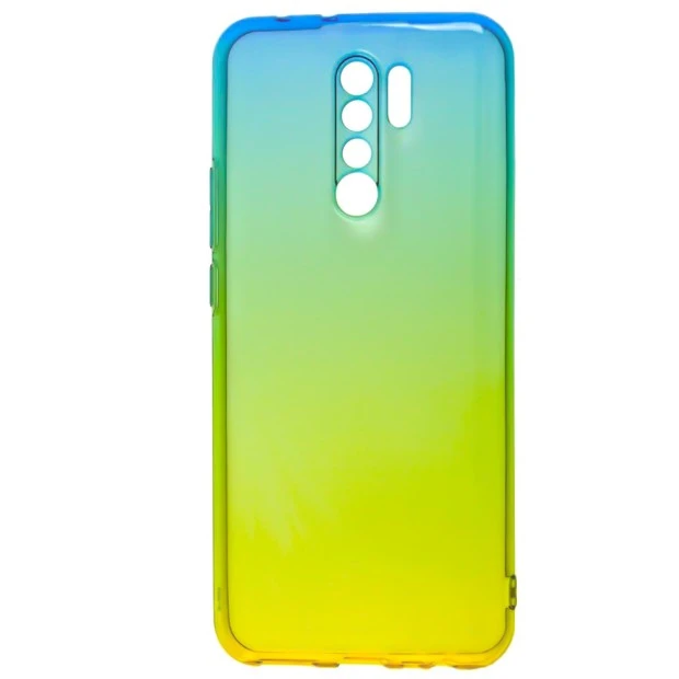 Силикон Gradient Design Xiaomi Redmi 9 (Жёлто-зелёный)