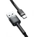 USB-кабель Baseus Cafule Special Edition 3A (1м) (Type-C) (Чорний / Сірий) CATKLF-BG1 USB-кабель Baseus Cafule Special Edition 3A (1м) (Type-C) (Чорний / Сірий) CATKLF-BG1