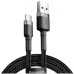 USB-кабель Baseus Cafule Special Edition 3A (1м) (Type-C) (Чорний / Сірий) CATKLF-BG1 USB-кабель Baseus Cafule Special Edition 3A (1м) (Type-C) (Чорний / Сірий) CATKLF-BG1