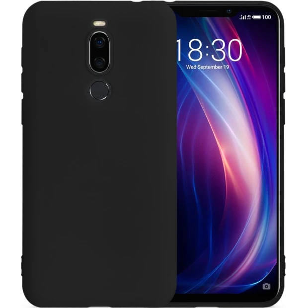Силиконовый чехол iNavi Color Meizu X8 (Черный)