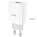 СЗУ-адаптер Hoco C80A Rapido PD20W + QC3.0 (Белый) СЗУ-адаптер Hoco C80A Rapido PD20W + QC3.0 (Белый)