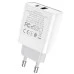 СЗУ-адаптер Hoco C80A Rapido PD20W + QC3.0 (Белый) СЗУ-адаптер Hoco C80A Rapido PD20W + QC3.0 (Белый)