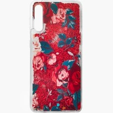 Силиконовый чехол Liquid Fashion Samsung A50 (2019) (Rose)