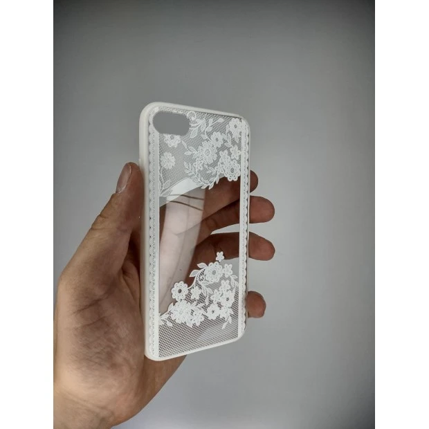 Силиконовый чехол Pattern Apple iPhone 7 / 8 (Белый)