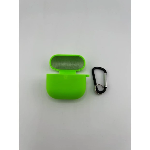 Чохол для навушників Full Silicone Case with Microfiber Apple AirPods 4 (27) Grass Green
