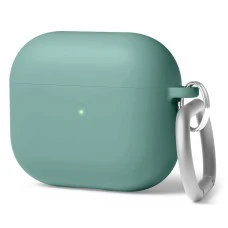 Чехол для наушников Full Silicone Case Apple AirPods 3 (55) Blackish Green