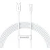 USB-кабель Baseus Superior 100W (2м) (Type-C) (Білий) CAYS001402 USB-кабель Baseus Superior 100W (2м) (Type-C) (Білий) CAYS001402