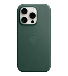Чохол FineWoven with MagSafe Apple iPhone 15 Pro (Evergreen) (Оригінал)