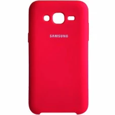 Силиконовый чехол Original Case Samsung Galaxy J5 (2015) J500 (Бордовый)