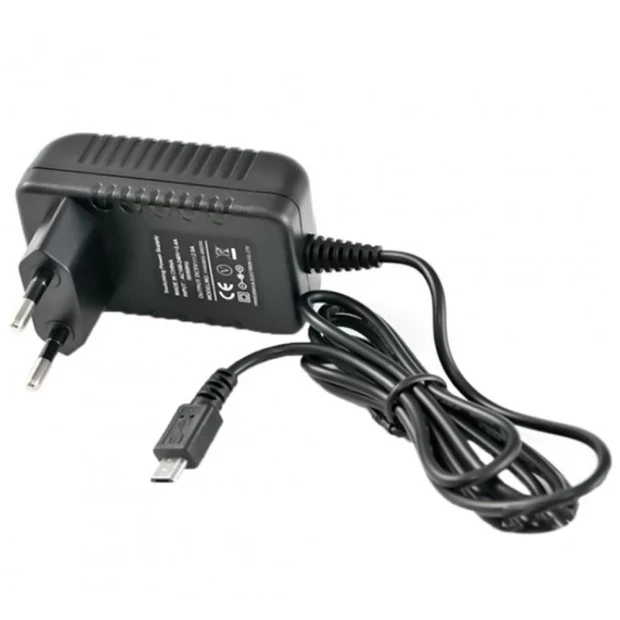 СЗУ-адаптер 2A/5V MicroUSB-кабель (Чёрный)