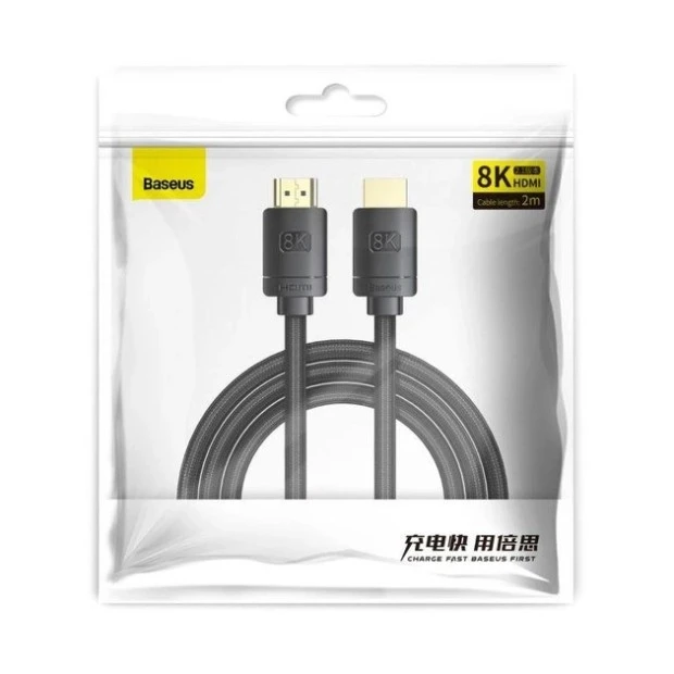 Кабель Baseus High Definition HDMI - HDMI 2m 8K CAKGQ-K01