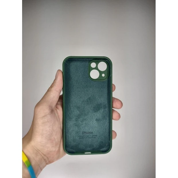 Силіконовий чохол Original RoundCam для Apple iPhone 13 (73) Forest Green