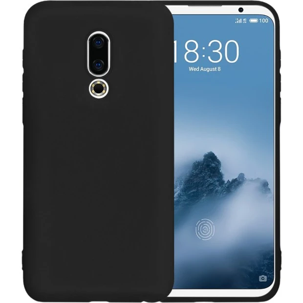 Силиконовый чехол Graphite Meizu M16th (черный)