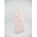 Силіконовий чохол з MagSafe для Apple iPhone 15 (світло-рожевий) Силіконовий чохол з MagSafe для Apple iPhone 15 (світло-рожевий)