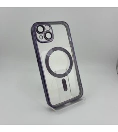 Чохол UMKU Shining with MagSafe для Apple iPhone 13 (Темно-фіолетовий)