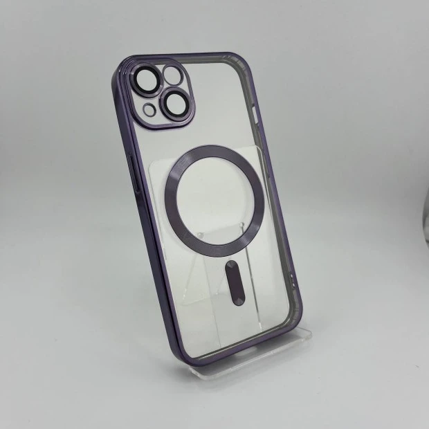 Чохол UMKU Shining with MagSafe для Apple iPhone 13 (Темно-фіолетовий)