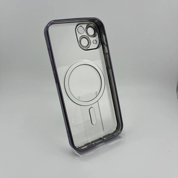 Чохол UMKU Shining with MagSafe для Apple iPhone 13 (Темно-фіолетовий)