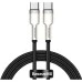 USB-кабель Baseus Cafule Metal Data 100W (1m) (Type-C to Type-C) (Чорний) CATJK-C01 USB-кабель Baseus Cafule Metal Data 100W (1m) (Type-C to Type-C) (Чорний) CATJK-C01