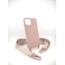 Чехол Silicone Case Shoulder Strap Apple iPhone 14 (Pink Sand) Чехол Silicone Case Shoulder Strap Apple iPhone 14 (Pink Sand)