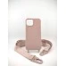 Чехол Silicone Case Shoulder Strap Apple iPhone 14 (Pink Sand) Чехол Silicone Case Shoulder Strap Apple iPhone 14 (Pink Sand)