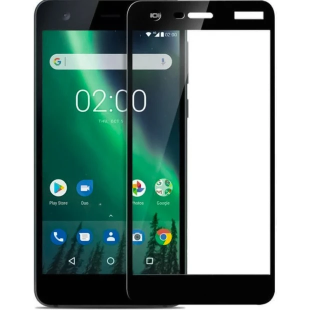Защитное стекло 3D Nokia 2 Black