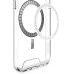 Силіконовий чохол Space Case з MagSafe для Samsung Galaxy S24 (Прозорий)