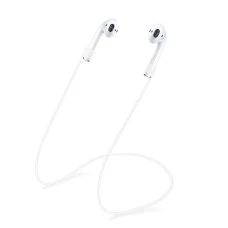 Силиконовый шнурок для Apple Airpods 55cm (Прозрачный)
