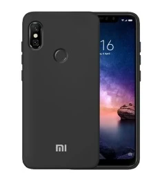 Силикон Original Case Logo Xiaomi Redmi 6 Pro / Mi A2 Lite (Чёрный)