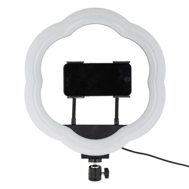 Набір для зйомки LED-лампа Flower Type LC-318 (33 см) RGB (Чорний)