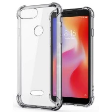 Силиконовый чехол 6D Xiaomi Redmi 6 (Прозрачный)