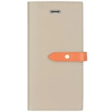 Чехол-книжка Goospery Canvas Diary Apple iPhone 6 / 6s (Бежевый), Харьков, Киев, Украинга