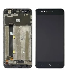 Дисплей для ZTE Blade A610/ V6 Max с чёрным тачскрином и корпусной рамкой