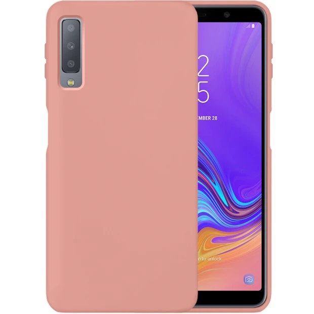 Силикон Original 360 Case Samsung Galaxy A7 A750 (Пудровый)
