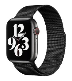 Ремешок Milanese Loop Apple Watch 38 / 40 / 41mm (Black)