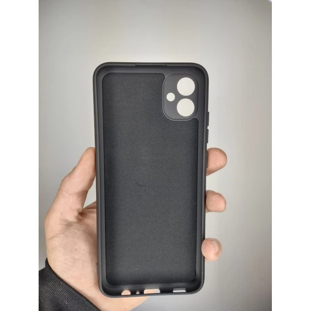 Силіконовий Original 360 Case Samsung Galaxy A04E (2022) (ShutCam) (Чорний)