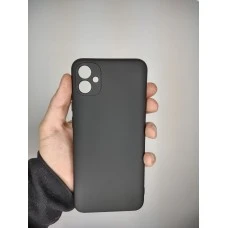 Силикон Original 360 Case Samsung Galaxy A04E (2022) (ShutCam) (Чёрный)