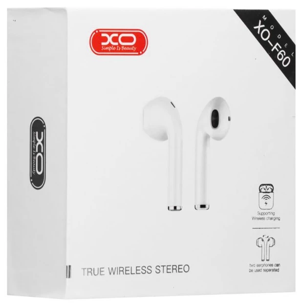 Беспроводные наушники Airpods XO-F60 Bluetooth (White)