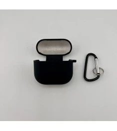 Чехол для наушников Full Silicone Case with Microfiber Apple AirPods 4 (07) Blac..