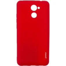 Силиконовый чехол iNavi Color Huawei Y7 2017 (Красный)