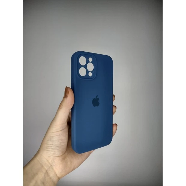 Оригінальний силіконовий чохол RoundCam для Apple iPhone 12 Pro (22) Синій Кобальт
