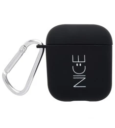 Футляр для наушников Clear Case Apple Airpods Nice (Black)