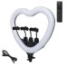 LED-лампа MJ-48 Heart (48см) RGB з пультом дистанційного керування (Чорний) набір для зйомки. LED-лампа MJ-48 Heart (48см) RGB з пультом дистанційного керування (Чорний) набір для зйомки.