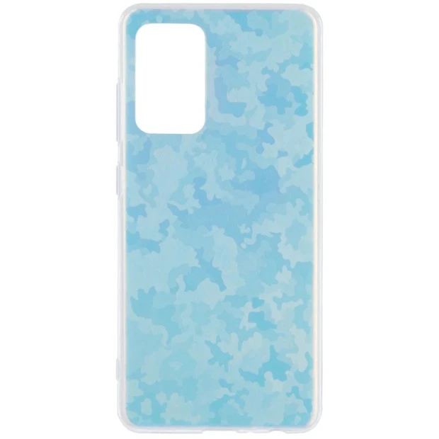 Силикон Ice Abstractions Case Samsung Galaxy A52 (2021) (Cloud)
