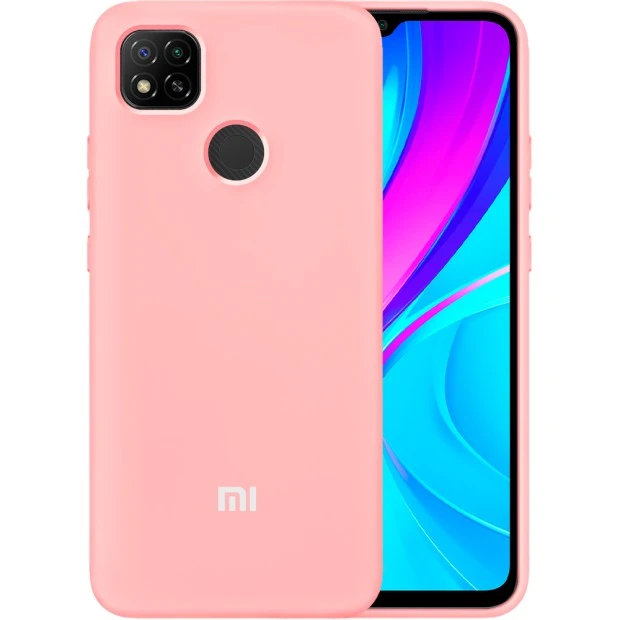 Силикон Original 360 Case Logo Xiaomi Redmi 9C (Розовый)
