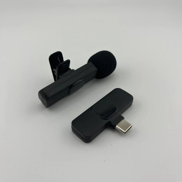 Бездротовий мікрофон для телефону Android (Type-C) 1в1 (Чорний)
